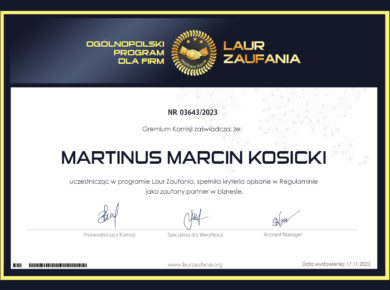 martinus-certyfikat